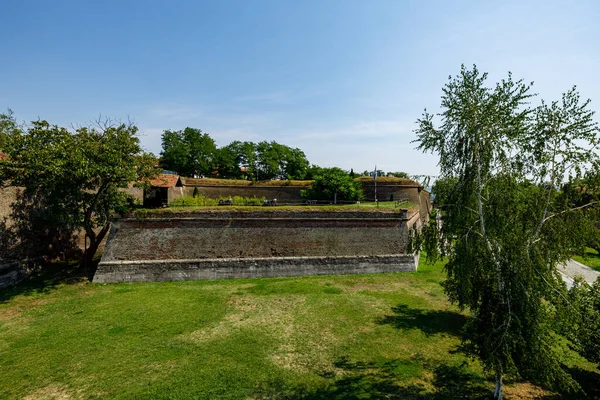 Het Oude Fort Van Alba Iulia Roemenië Augustus 2021 — Stockfoto