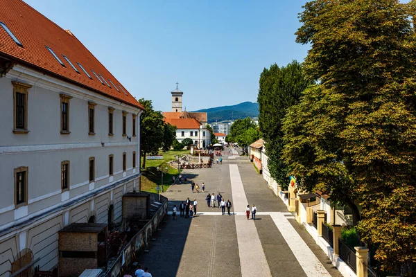 Het Oude Fort Van Alba Iulia Roemenië Augustus 2021 — Stockfoto