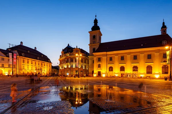 Cidade Sibiu Romênia Agosto 2021 — Fotografia de Stock