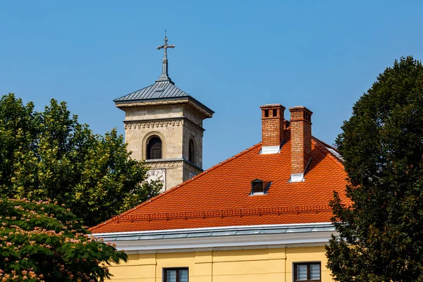 Kostel Citadely Alba Iulia Rumunsku — Stock fotografie
