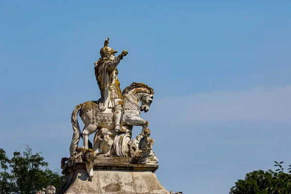 Estatua Conmemorativa Ciudadela Alba Iulia Rumania — Foto de Stock