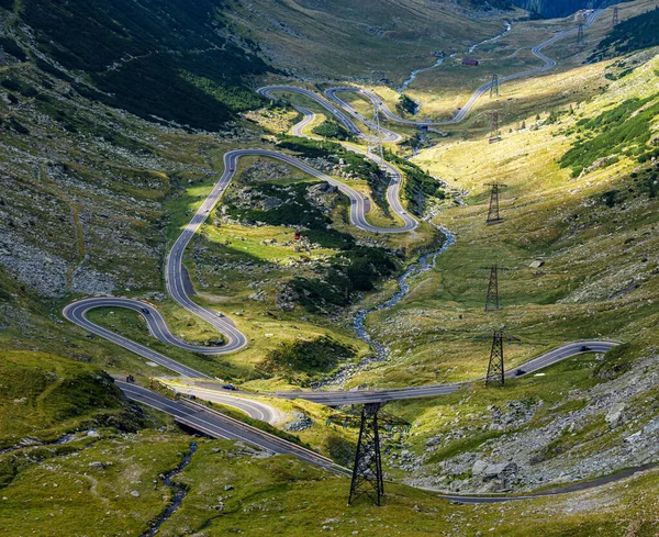 Die Transfaragasan Straße Den Karpaten Rumäniens — Stockfoto