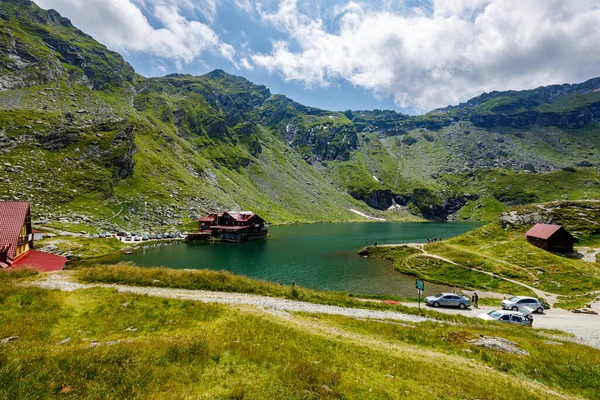 Lake Balea Carpathian Mountains Romania — Stock Photo, Image