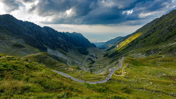 Transfaragasan Road Carpathian Romania — Stock Photo, Image