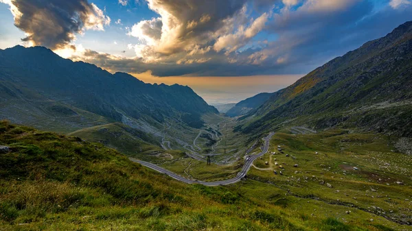 Transfaragasan Road Carpathian Romania — Stock Photo, Image