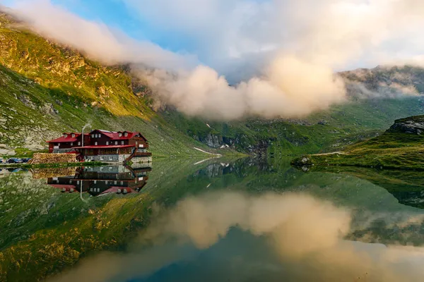 Lake Balea Carpathian Mountains Romania — Stock Photo, Image