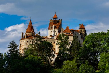 Transilvanya 'daki kepek şatosu Romanya