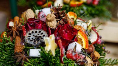 Gelişme ve xmas için dekorasyon