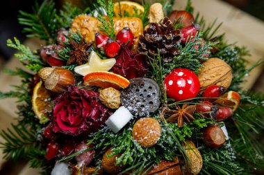 Gelişme ve xmas için dekorasyon