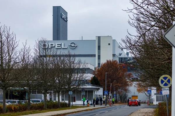 Eisenach Almanya Daki Opel Araba Fabrikası Kasım 2021 — Stok fotoğraf