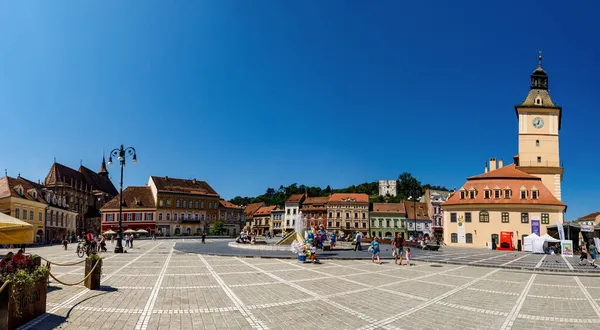 Staden Brasov Rumänien Augusti 2021 — Stockfoto