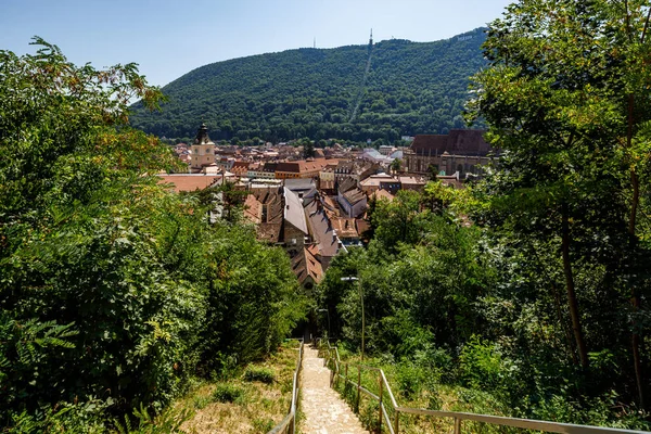 Město Brasov Rumunsku — Stock fotografie