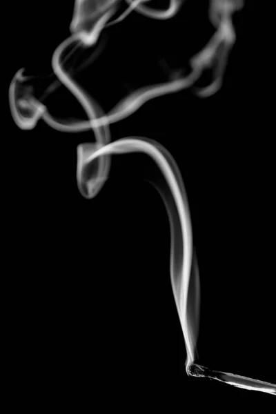 Smoke Burnt Matchstick — Stock Photo, Image