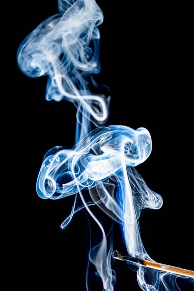 Kouř Spálené Zápalky — Stock fotografie