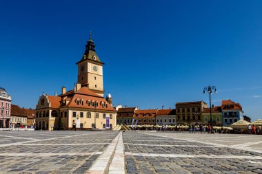 The city of Brasov in Romania clipart