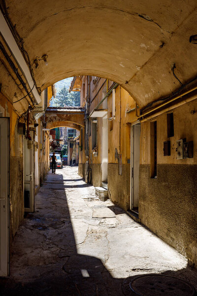 The historic hidden streets of Brasov in Romania, August 16, 2021