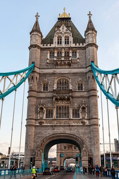 Tower Bridge London Anglii Dubna 2014 — Stock fotografie