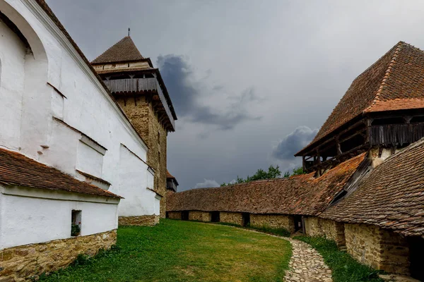 Ufortyfikowany Kościół Visrci Rumunii — Zdjęcie stockowe