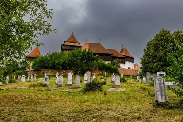 Versterkte Kerk Van Visrci Roemenië — Stockfoto