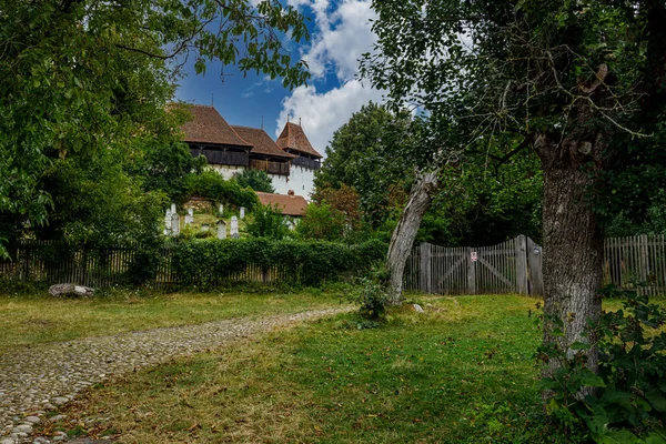 Fortified Church Visrci Romania — Fotografia de Stock