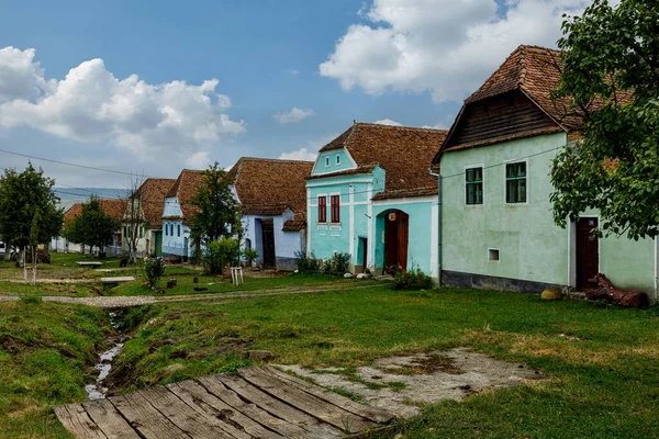 Сільські Ферми Віскрі Румунії — стокове фото