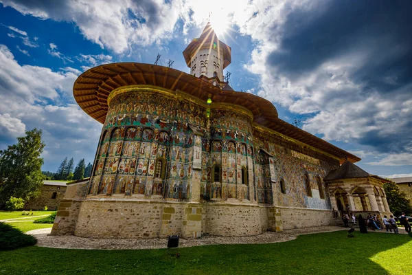Monastère Orthodoxe Sucevita Roumanie — Photo