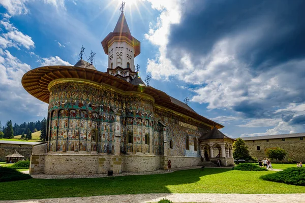 Monasterio Ortodoxo Sucevita Rumania Fotos de stock libres de derechos