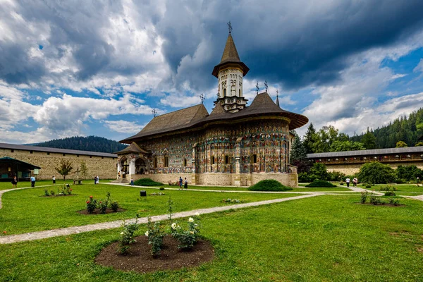 Monasterio Ortodoxo Sucevita Rumania Imágenes de stock libres de derechos