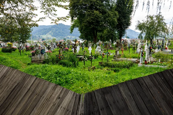 Cimitero Storico Moldovita Romania — Foto Stock