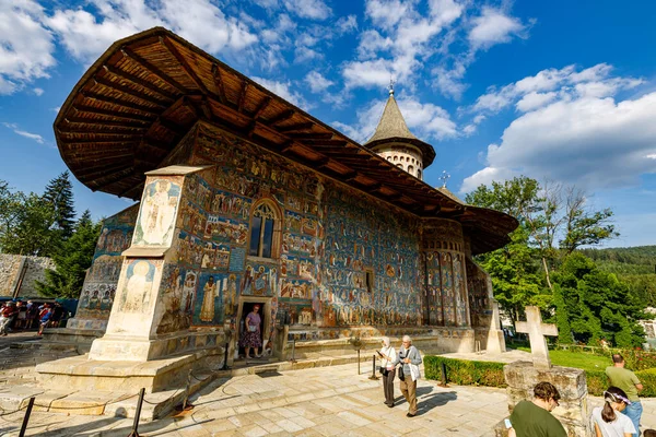 Het Orthodoxe Klooster Van Voronet Roemenië — Stockfoto