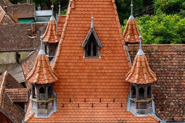 Storica Città Sighisoara Transilvania Romania — Foto Stock