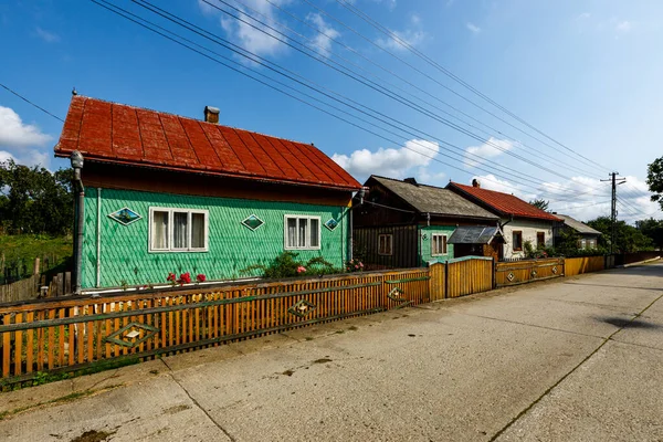 Stare Domy Wiosce Mołdawia Bukowinie Rumunii — Zdjęcie stockowe
