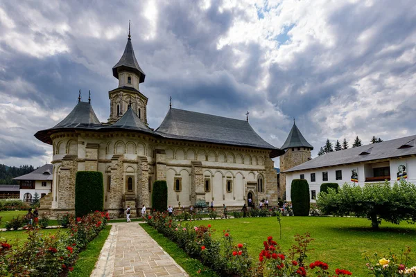 Het Klooster Van Putna Bucovina Van Roemenië Augustus 2021 — Stockfoto
