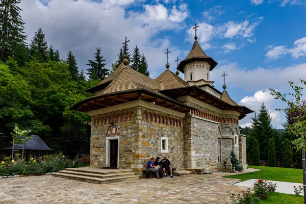 Het Klooster Van Putna Bucovina Van Roemenië Augustus 2021 — Stockfoto