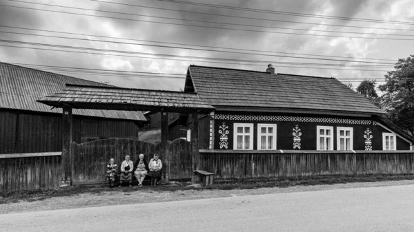 Senior Women Village Romania — Stock Photo, Image