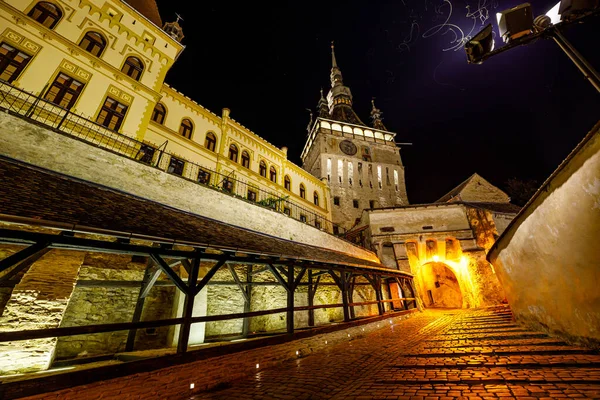 Histórica Cidade Sighisoara Transilvânia Roménia — Fotografia de Stock