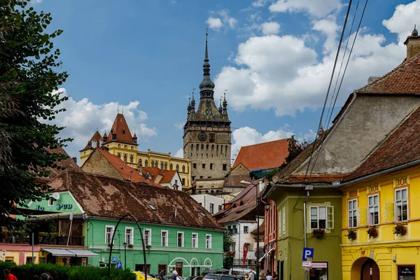 Die Historische Stadt Sighisoara Transsilvanien Rumänien — Stockfoto