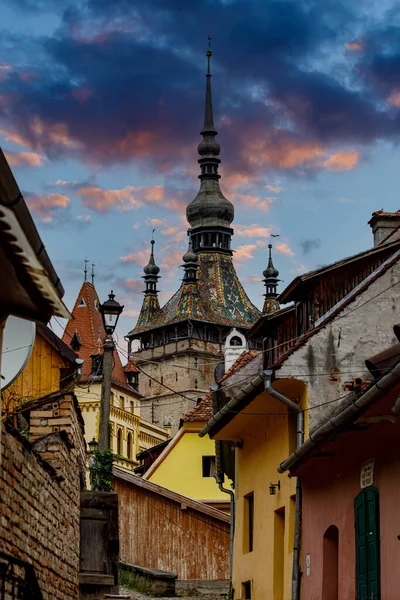 Історичне Місто Сігісоара Трансільванії Румунія — стокове фото