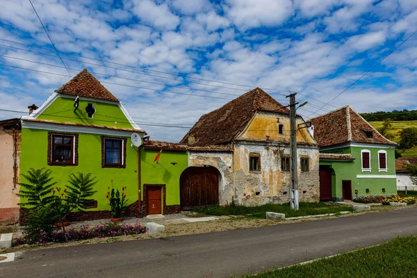 Stara Saska Wioska Biertan Rumunii — Zdjęcie stockowe