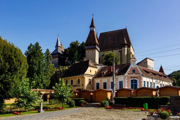 Zabytkowy Kościół Zamkowy Biertan Rumunii — Zdjęcie stockowe