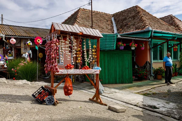 Tradycyjny Targ Uliczny Chiscau Rumunii Sierpnia 2021 — Zdjęcie stockowe