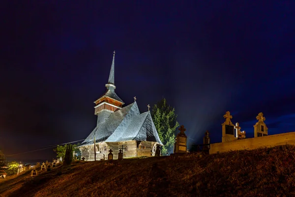 Vecchia Cappella Legno Viscau Romania — Foto Stock