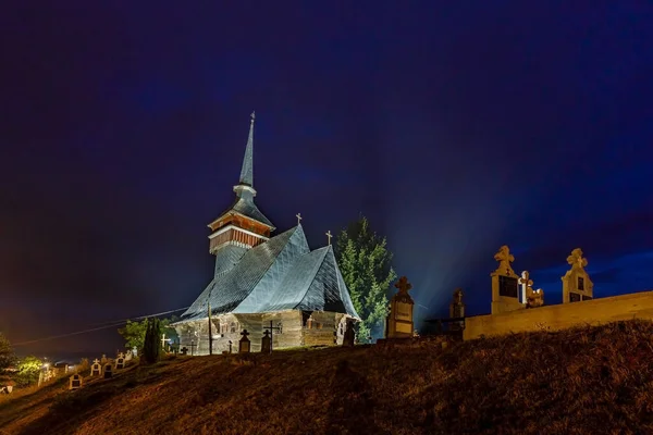 Vecchia Cappella Legno Viscau Romania — Foto Stock