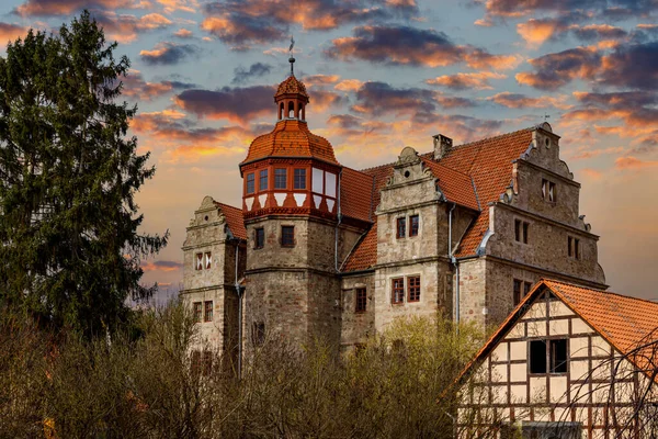 Ренессансный Замок Нессельрден Гессене — стоковое фото