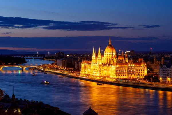 Edifício Parlamento Húngaro Budapeste — Fotografia de Stock