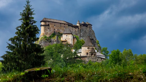 Оравский Замок Словакии — стоковое фото