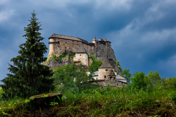 Het Orava Kasteel Slowakije — Stockfoto