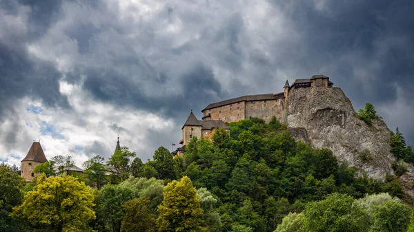 Κάστρο Orava Στη Σλοβακία — Φωτογραφία Αρχείου