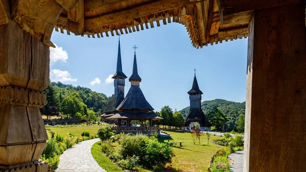 Barsana Monastery Maramures Romania — Stockfoto