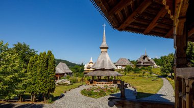The Barsana Monastery in the Maramures in Romania